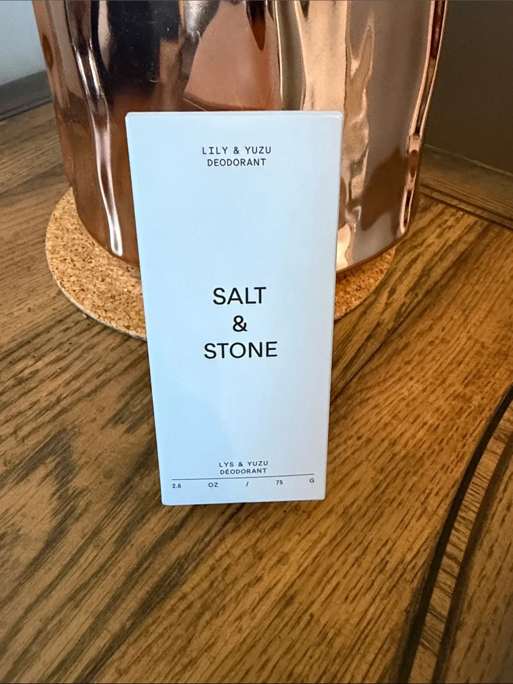 Salt & Stone Lily & Yuzu Deodorant - White